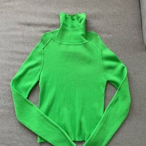 Urban Outfitters Bright Green Turtleneck Sweater